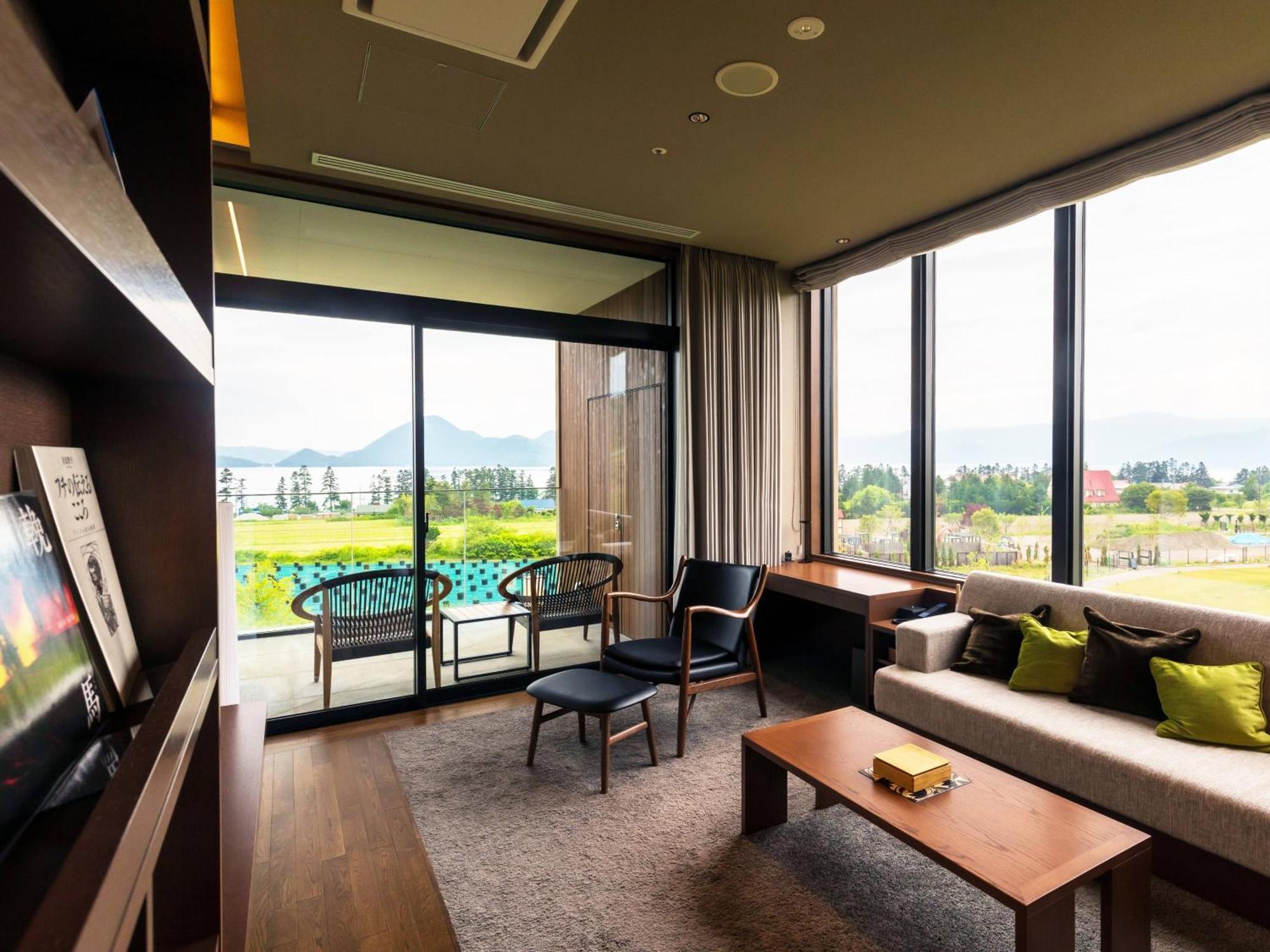 Lake Toya Tsuruga Resort Hikarinouta Toyako Ruang foto